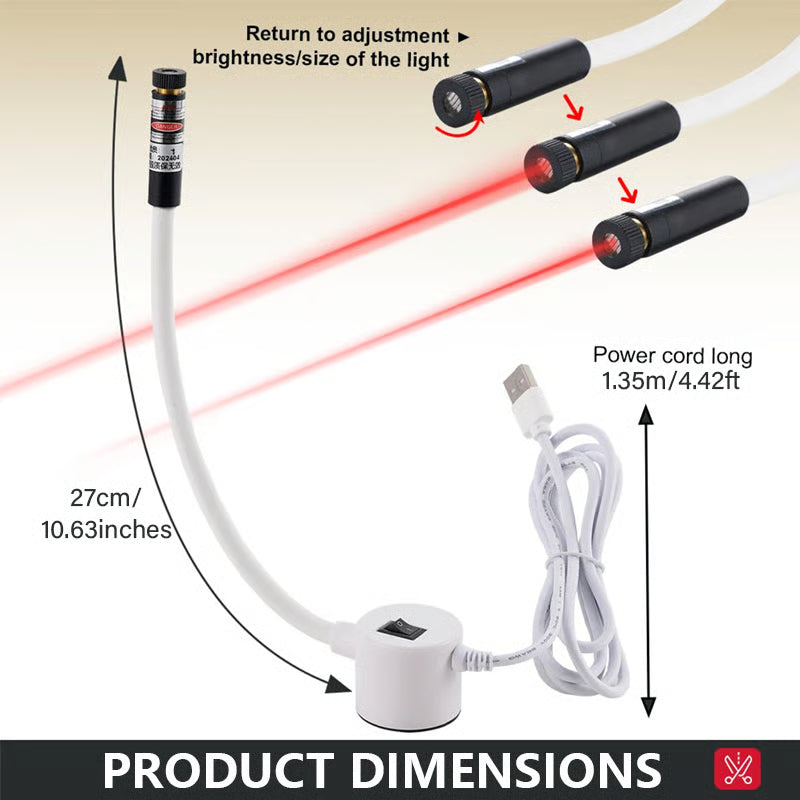 🔥NEUJAHRSANGEBOT – Magnetische Positionierlaserleuchte für Nähmaschinen